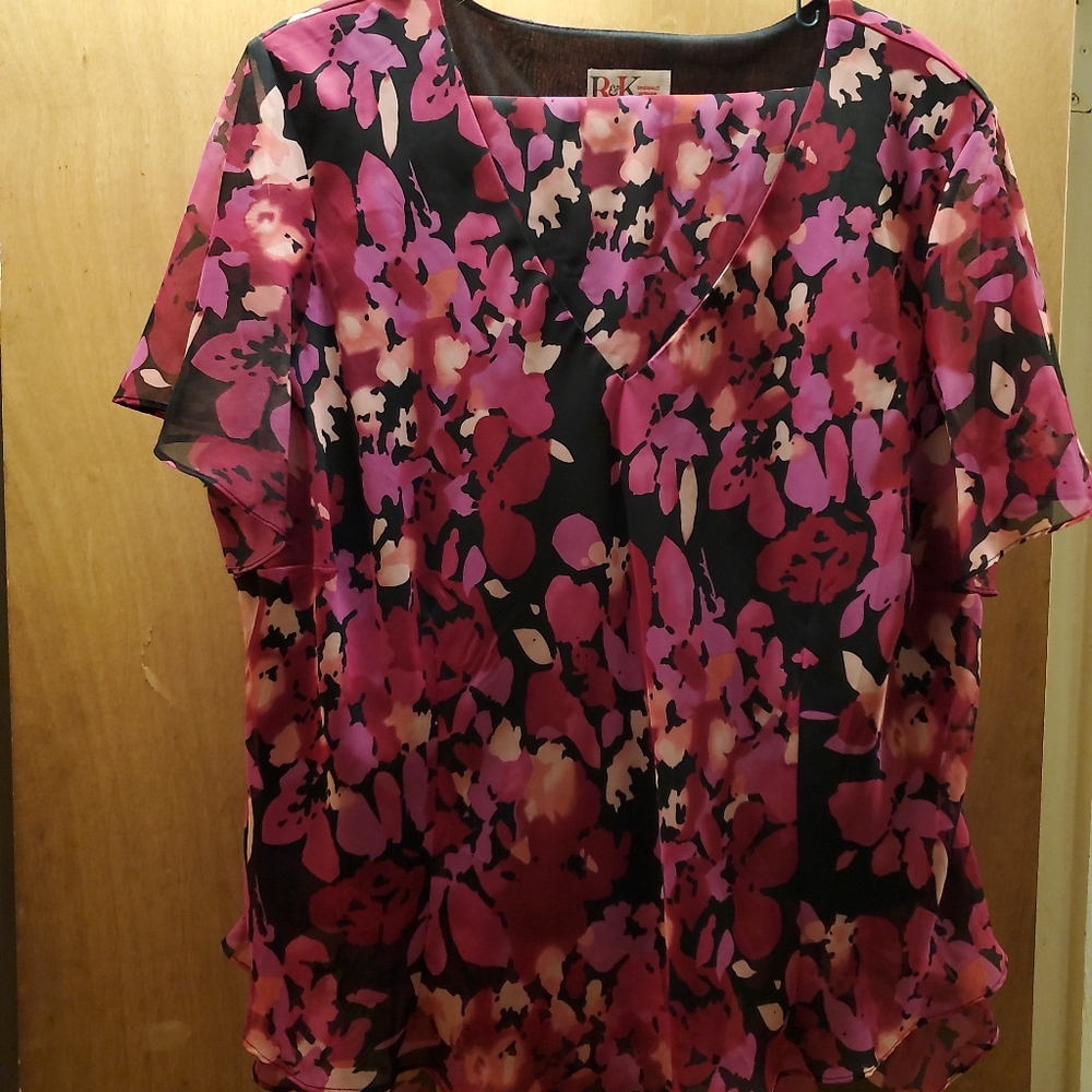 Plus size 2 pics skirt set